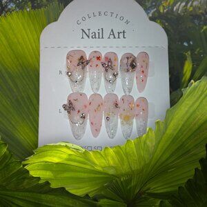 Strawberry Milkshake Press On Nails